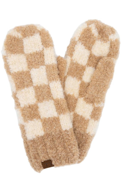 The Dylan Checkered Mittens