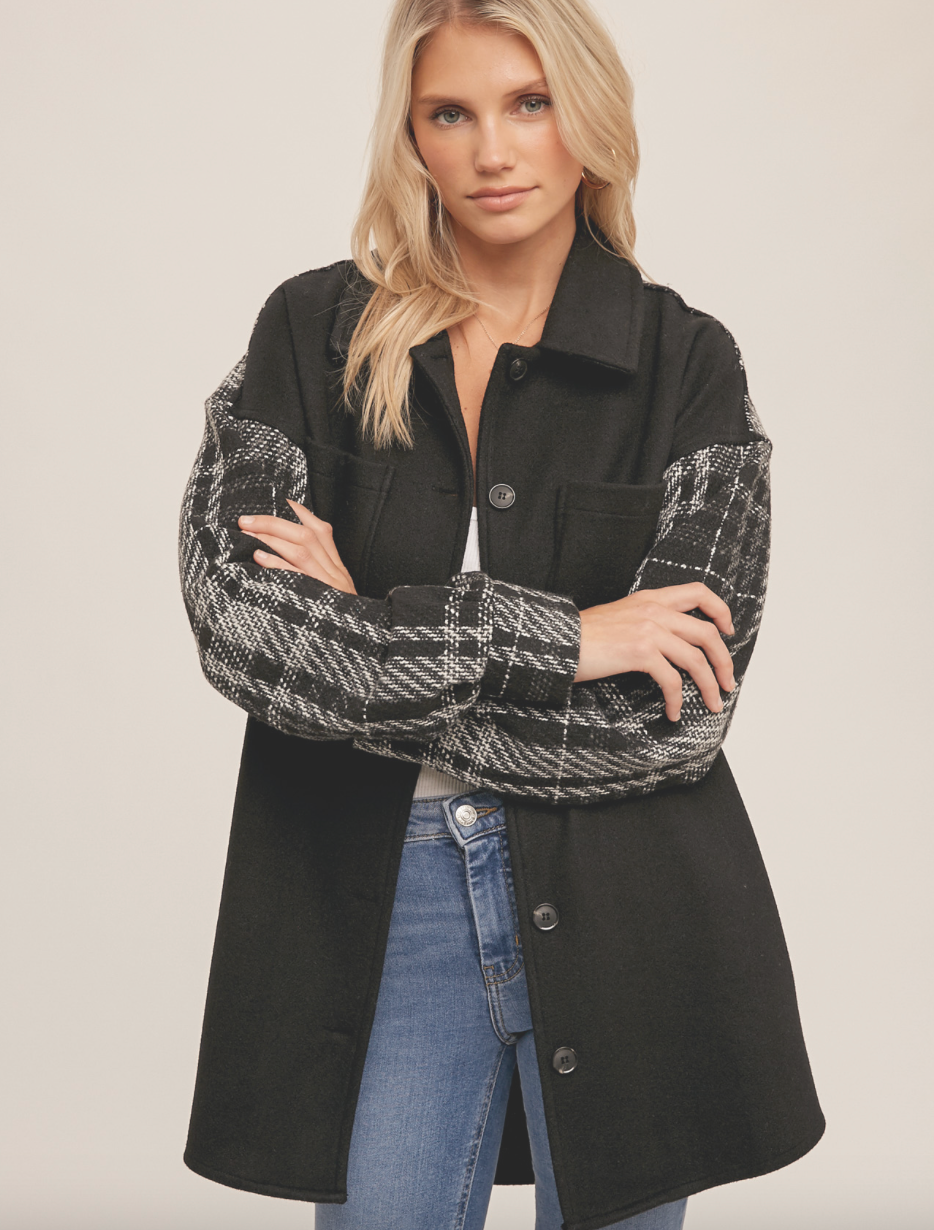 Private sales white shacket