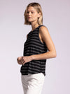 euclid double stripe ribbed wide strap crewneck tank top thread & supply