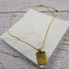 The Mika 18k Gold Plated Everyday Engraved Necklace