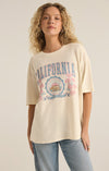 zsupplygraphicspoppy bear socal california tee graphic t-shirt sea salt cream