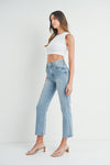 The Vivian High Rise Classic Straight Jeans