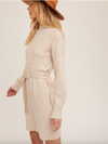 The Keegan Belted Sweater Dress