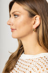 The Lucille Huggie Hoop Earrings
