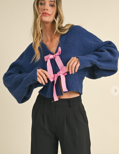 The Lorraine Bow Front Cardigan