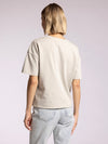 raiya tee thread & supply short sleeve sweat shirt shirt raw edges soft grey