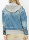 risen jeans oversized hoodie denim jacket medium wash