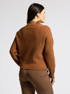 russell pullover thread & supply ginger spice 1/4 zip pullover collared sweater soft relaxed fit