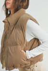 The Kiara Corduroy Puffer Vest