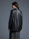 The Melissa Leather Blazer