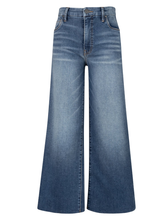 The Meg High Rise FabAb Wide Leg Jeans - Milestone