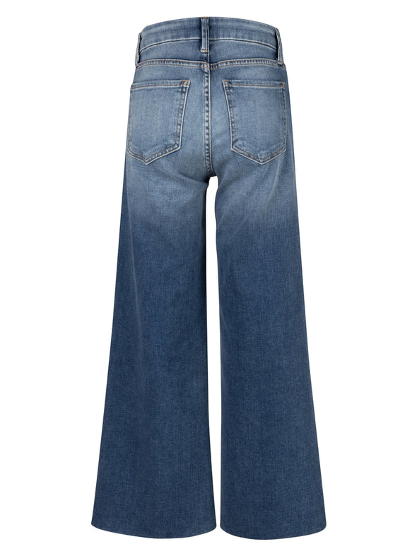 The Meg High Rise FabAb Wide Leg Jeans - Milestone