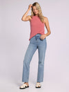 thread & supply sinclair tank top relaxed fit crewneck slate rose