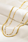 The Zoe Layered Snake Chain Necklace