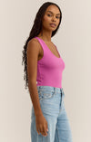 zsupply essy rib tank top scoop neckline fitted