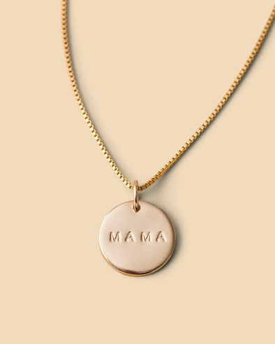 The Mama Disc Necklace