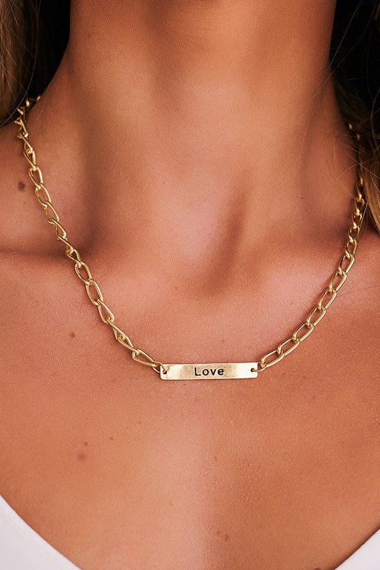 The Esme 'Love' Necklace