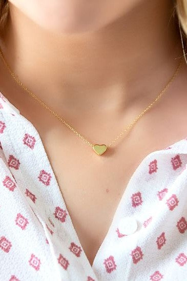 The Amira Dainty Heart Necklace