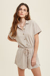 The Kari French Terry Romper