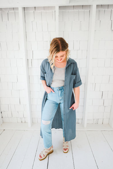 The Lina Button Up Duster