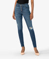 The Mia Button Fly Jeans - Keep Wash