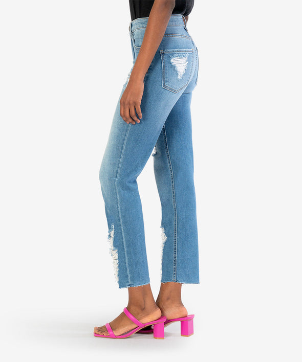 The Elizabeth High Rise Cropped Straight - Stay Wash