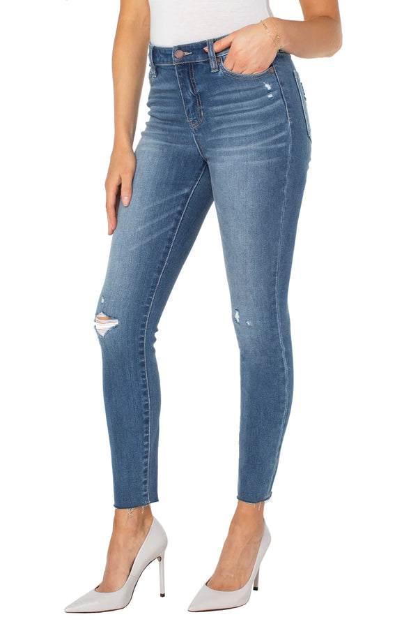 The Abby High Rise Ankle Skinny - Eckelson