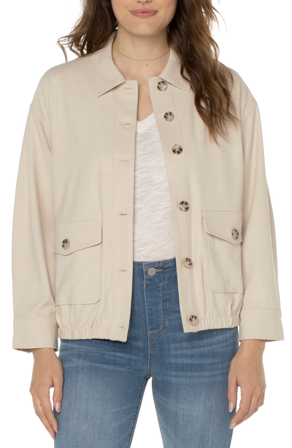 The Nora Button Front Jacket