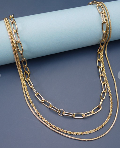 The Mel Layered Chain Necklace
