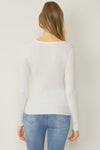 The Mila Twist Front Sweater