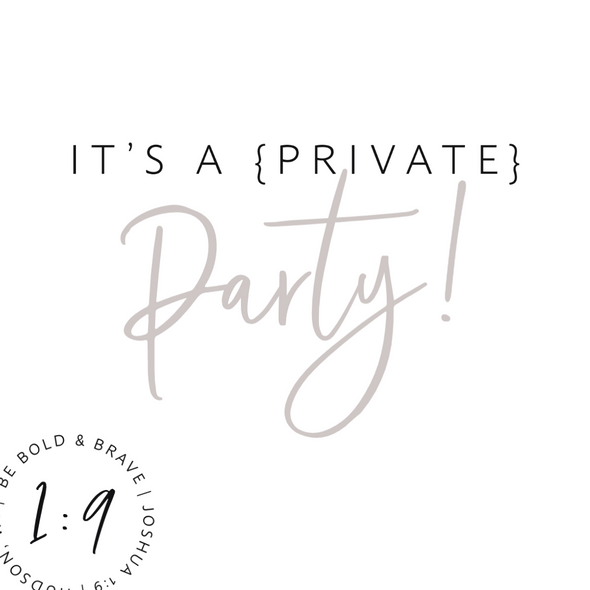Private Shopping Parties (+ Fundraisers)