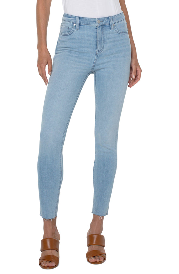 The Abby High Rise Ankle Skinny - Keniston Wash